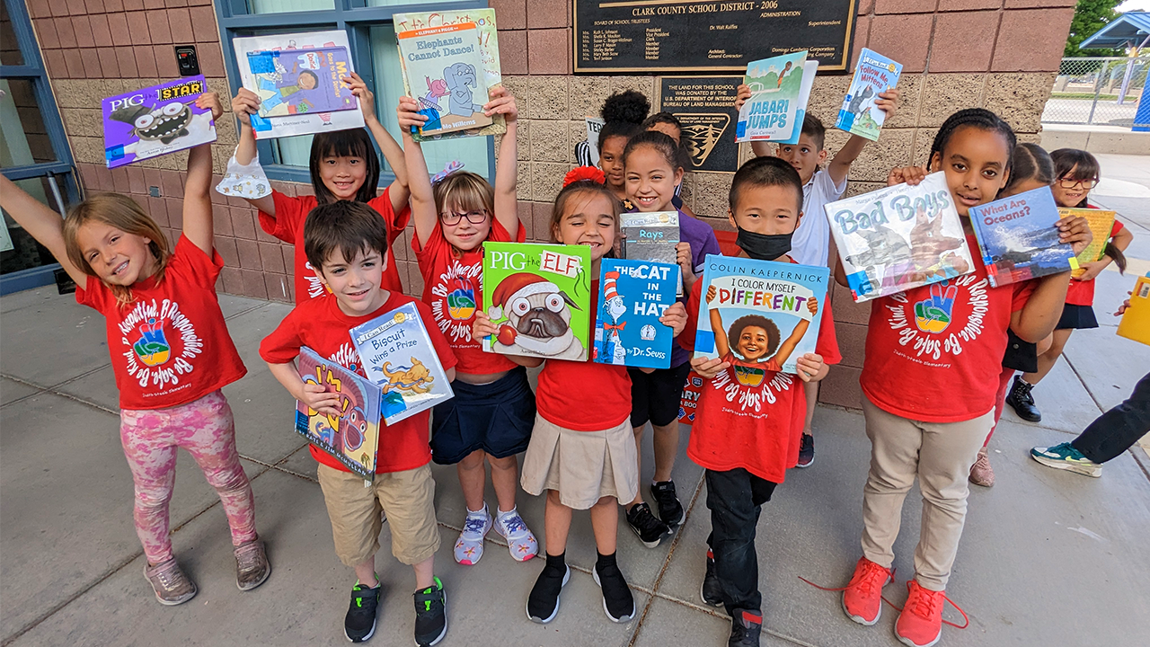 Judith Steele Elementary School a New Mini Library We are CCSD