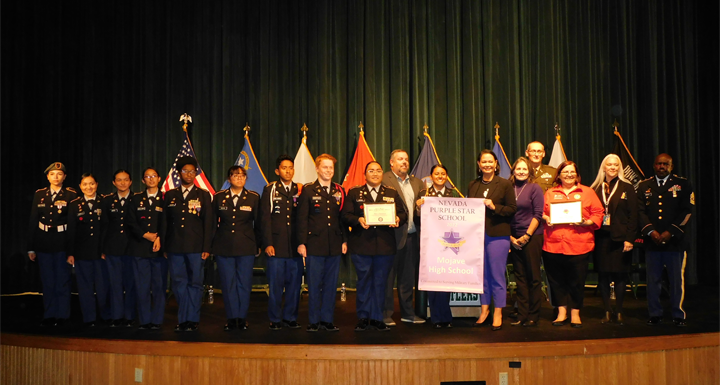 Two CCSD Schools Honored as Purple Star Schools